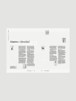 Diseño editorial para la revista Nuestros Objetos 