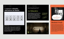 Diseño de una sección de Alter Magazine 