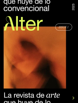 Diseño de la portada de Alter Magazine 