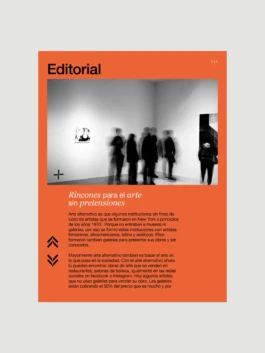 Diseño de la editorial de Alter Magazine 