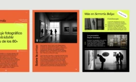 Diseño de sección de Alter Magazine 