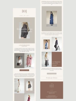 Diseño de newsletter para BOJ 