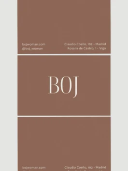 Diseño de tarjeta de visita para Boj 