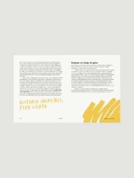 Diseño de páginas interiores para Cine Descomplicado 