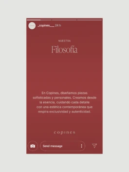 Identidad visual de Copines aplicada a social media 