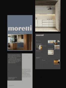 Identidad de Moretti aplicada en formato digital